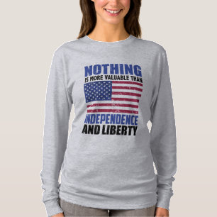 Camiseta Nada é mais valioso do que a Independência e o Lic