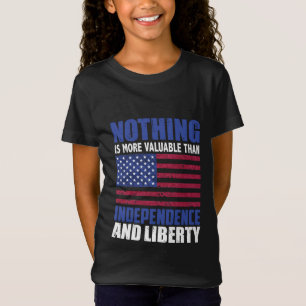 Camiseta Nada é mais valioso do que a Independência e o Lic