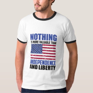 Camiseta Nada é mais valioso do que a Independência e o Lic