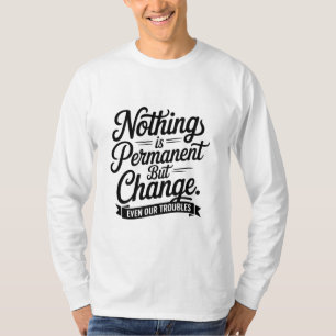 Camiseta Nada é T-Shirt permanente