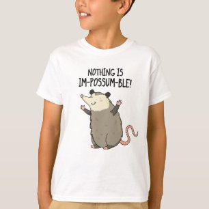 Camiseta Nada É Um Trocadilho Cute Possum
