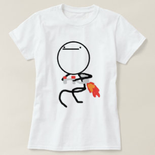 Camiseta Nada fazer aqui Rage cara Meme