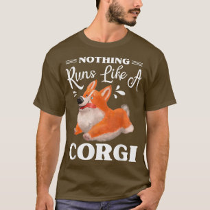 Camiseta Nada Funciona Como Um Corgi Engraçado Corgi 990
