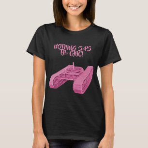 CAMISETA NADA INTERROGA ESTA MULHER CHIC TRACKS PINK