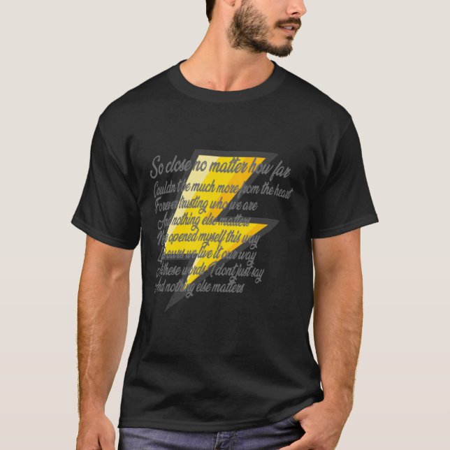 Camiseta Nada Mais Do Que S (Letras) Sticker (Frente)