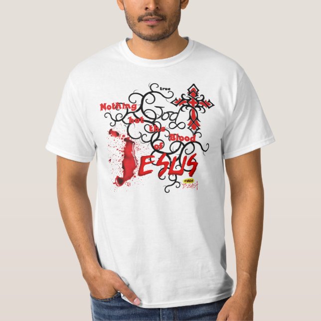 Camiseta nada mas o sangue de jesus (Frente)