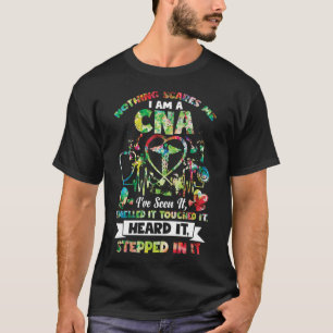 Camiseta Nada me assusta a CNA que vi cheirando