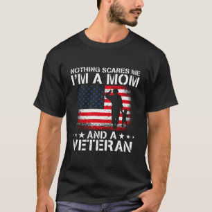Camiseta Nada Me Assusta Eu Sou Mãe E Veterano