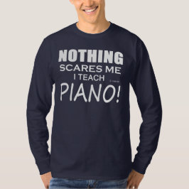 Camiseta Nada Me Assusta Piano