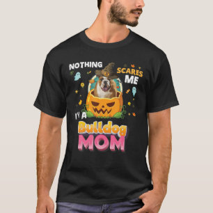 Camiseta Nada me assusta, sou um cachorro Cachorro Mãezinha
