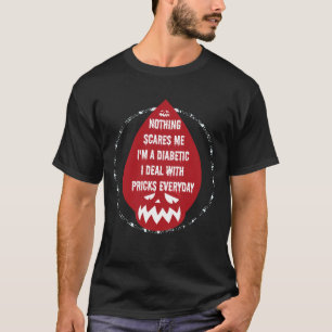 Camiseta Nada me assusta, sou um Dia de as Bruxas engraçad
