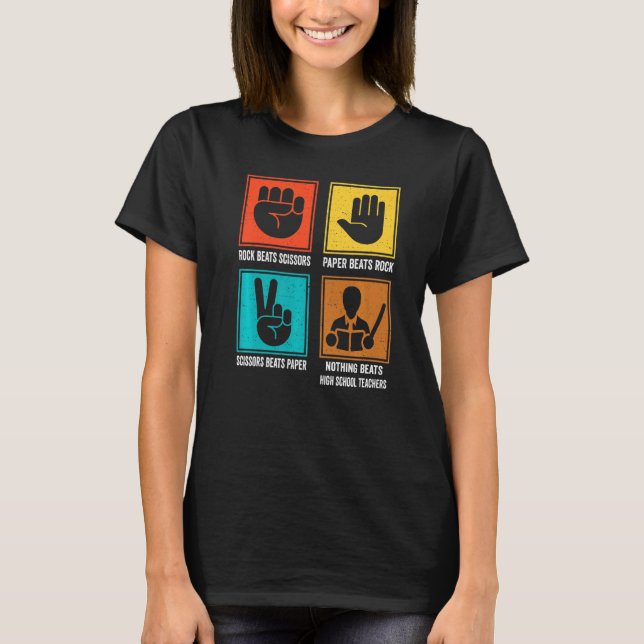 Camiseta Nada melhor que professores Segundos graus aprende (Frente)