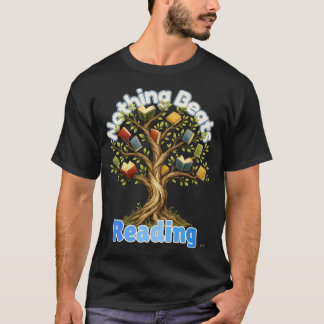 Camiseta Nada supera a árvore de livros para presente de pr