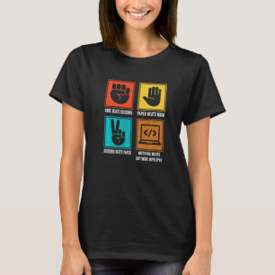 Camiseta Nada supera a codificação do programador do desenv