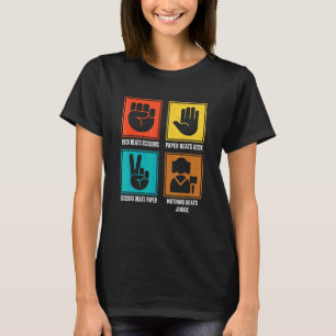 Camiseta Nada supera juiz legal árbitro júri justiça L