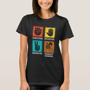 Camiseta Nada supera o cinegrafista legal cameraman cinemat