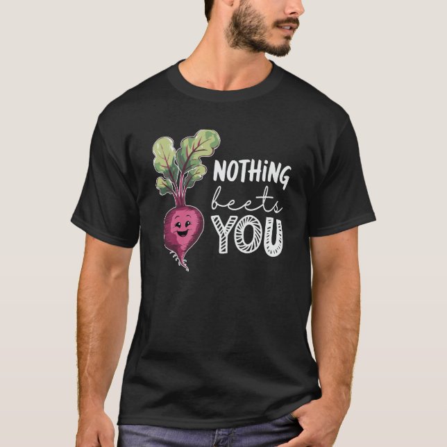 Camiseta Nada Supera Você Brincadeira de Beterraba Engraçad (Frente)