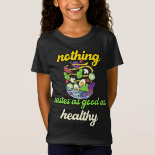 Camiseta Nada Tem Um Gosto Tão Bom Quanto Saudável