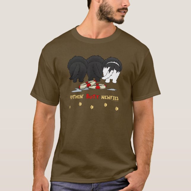 Camiseta Nada termina Newfies (Frente)