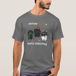 Camiseta Nada termina um Natal de Newfie