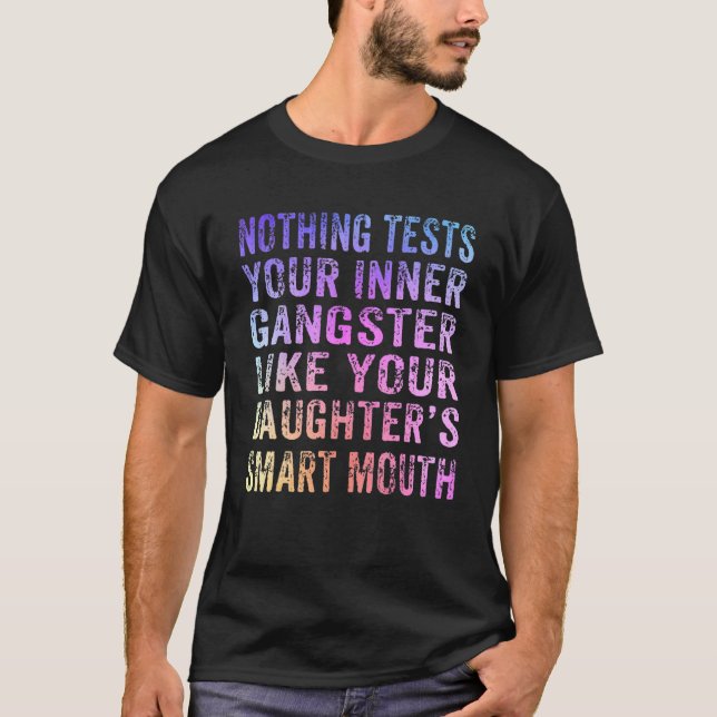 Camiseta Nada Testa O Seu Gangster Interior Como A Sua Alte (Frente)