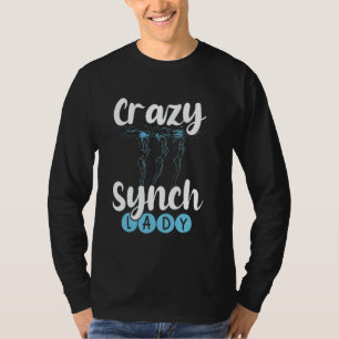 Camiseta Nadação Artística Nadadora Nadadora Synchro Swi Si