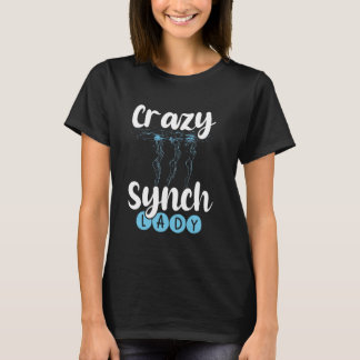 Camiseta Nadação Artística Nadadora Nadadora Synchro Swi Si