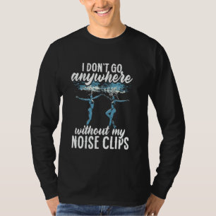 Camiseta Nadação Artística Nadadora Nadadora Synchro Swi Si