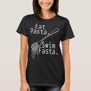 Camiseta Nadação Comida Massas Natações Massas Massas Nadad