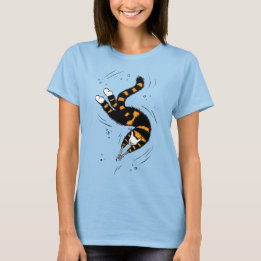 Camiseta Nadação de góticos Skeleton