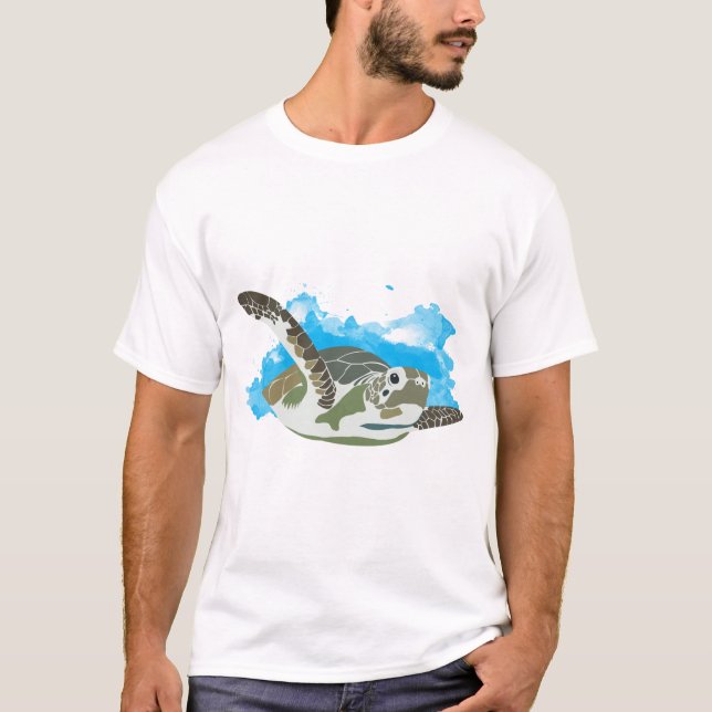 Camiseta Nadação de Tartaruga do Mar (Frente)
