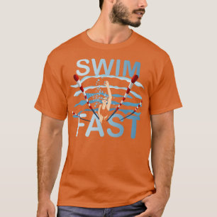 Camiseta Nadação Rápida natação Estilo Livre Competitivo