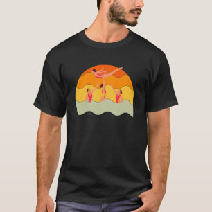 Camiseta Nadador Artístico Nadador Sincronizado Retro 1