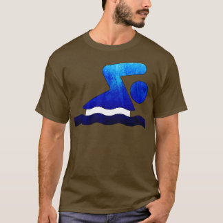 Camiseta Nadador Azul