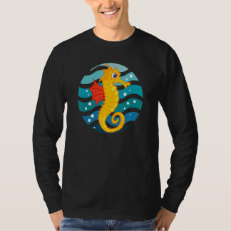Camiseta Nadador de Água do Cavalo de Natação Cura