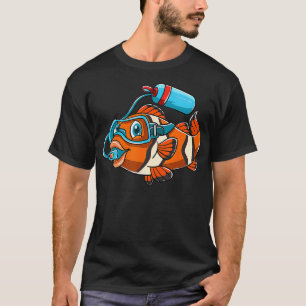 Camiseta Nadador de águas residuais subaquáticas