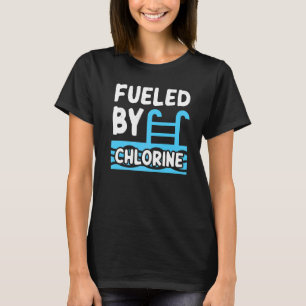 Camiseta Nadador De Nadar Movido Por Cloro Natação 1