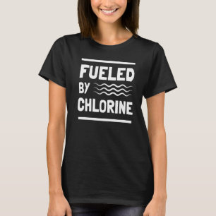 Camiseta Nadador De Nadar Movido Por Natação De Cloro