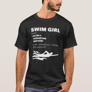 Camiseta Nadadora Natação Definição Água Esporte