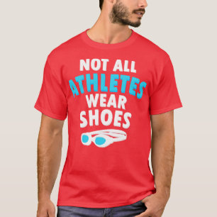 Camiseta Nadadores Divertidos Dão ao Lover Não Todos Os Atl