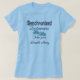 Camiseta Nadadores sincronizados (Frente do Design)