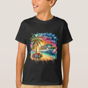 Camiseta Nadal Cruisemas Família Cruzeiro Natal Divertido B