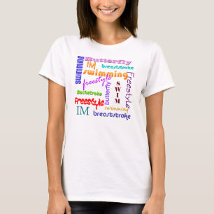 Camiseta Nadando em toda parte o t-shirt