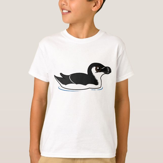 Camiseta Nadando Razorbill, básico (Frente)