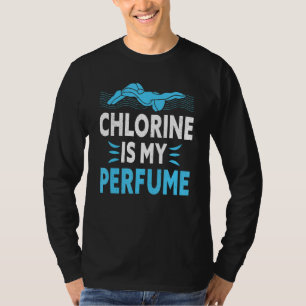 Camiseta Nadar Cloro É Minha Natação Perfume Nadadora