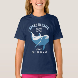 Camiseta Nadar com Golfinhos - Grande Mergulho Bahama Scuba