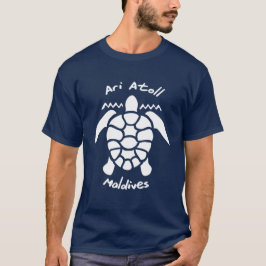 Camiseta Nadar com tartarugas nas Maldivas no Ari Atoll