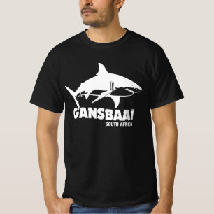 Camiseta Nadar Com Tubarões Brancos Excelentes - Mergulho G