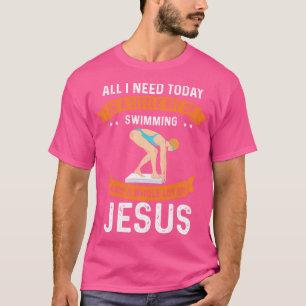 Camiseta Nadar Jesus Cristo Deus Adoro O Esporte Sw Nadador