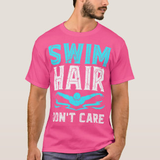 Camiseta Nadar Natação Cabelo